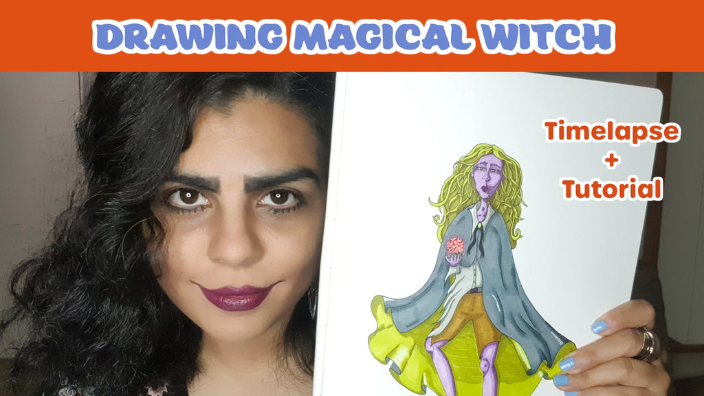 Draw Your Own Magical Witch