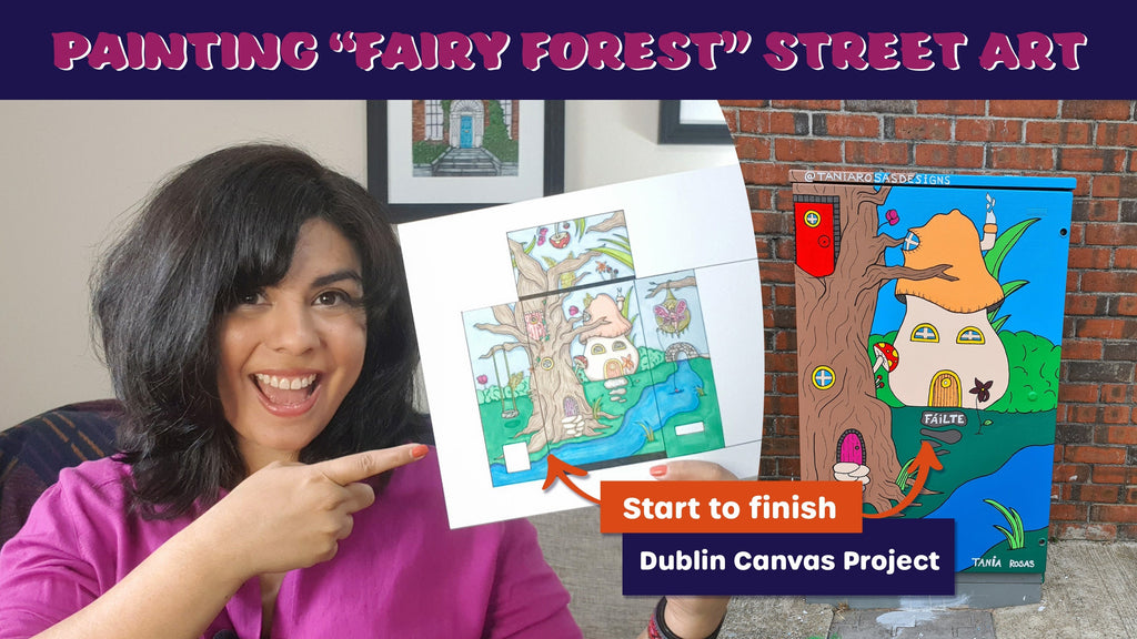 How to Paint a Street Mural for Dublin Canvas