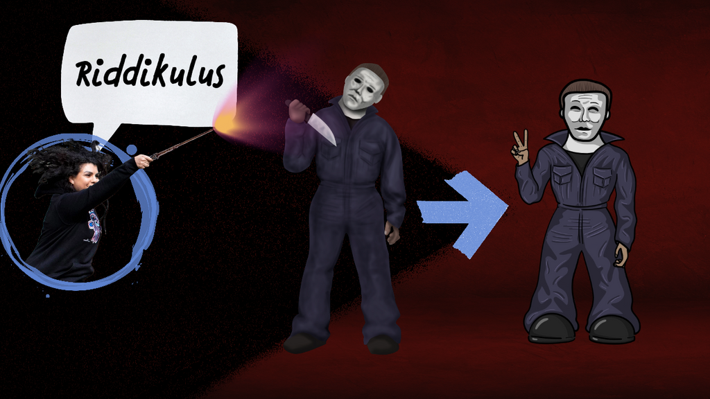 Turn horror characters into cute ones