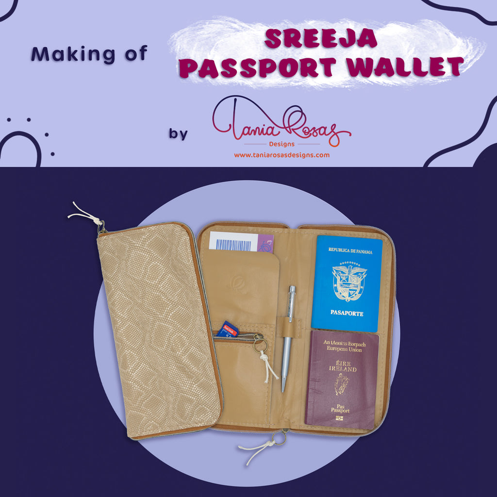 Making of commissioned Sreeja Passport Wallet