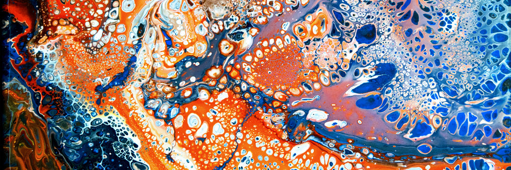Acrylic Pouring Earth Origins